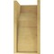 Ekena Millwork 9"W x 9"D x 18"H Wide Monterey Rough Cedar Woodgrain TimberThane Corbel, Primed Tan CORUR09X09X18MONRCPR - alternate 5